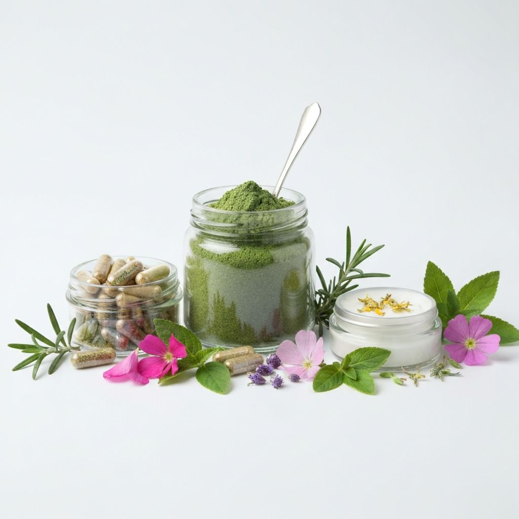 Wellness lifestyle products display